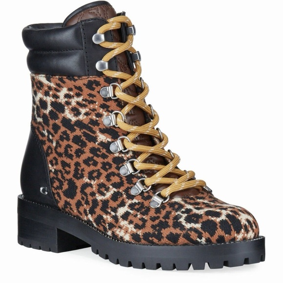 Coach Shoes - NIB Coach Women's Lorren Leopard Print Booties Size 6.5